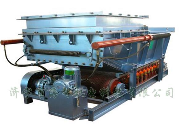 它將帶式（甲帶）給料機(jī)的手動(dòng)檢修閘門改為電動(dòng)、液動(dòng)或氣動(dòng)控制閥門，增大了閘門推力