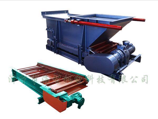 鏈板式給料機(jī)包括電控系統(tǒng)，電控系統(tǒng)包括就地控制系統(tǒng)和/或遠(yuǎn)程控制系統(tǒng)